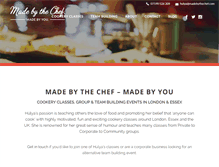 Tablet Screenshot of madebythechef.com